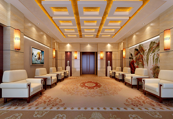 Reception Hall of Xuchang Civil Aviation Hotel, Zhengzhou Airport